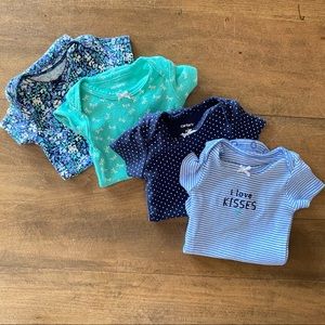 Bundle of newborn bodysuits, Carter’s NB onesies, newborn bundle